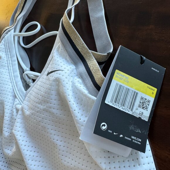 NIKE Mesh/Metallic Glam Dunk Indy Bra 2 / NWT - Picture 7 of 8